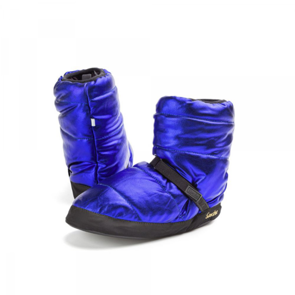 Warm-Up Booties Woon Boots Rosa Blau